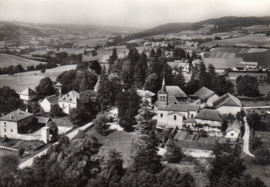 Burcin, Le bourg, 1957