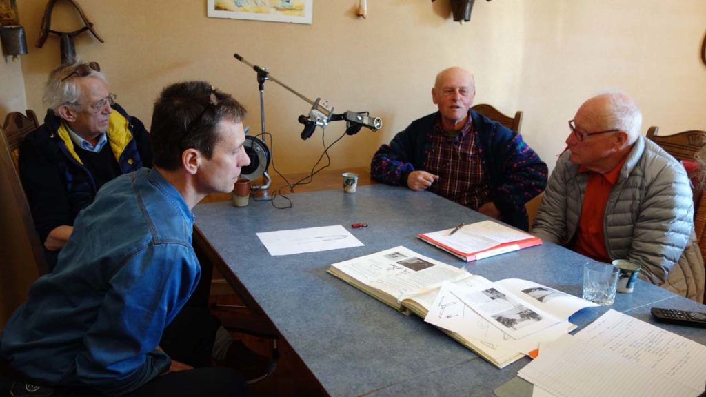 Jean-Paul Journel, Alexandre Bourdariat, Gérard Blanchet et Jean-Claude Fessler