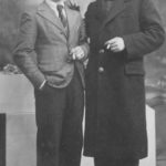 Aurillac 1943. Antonio Castro avec un compagnon de Résistance.